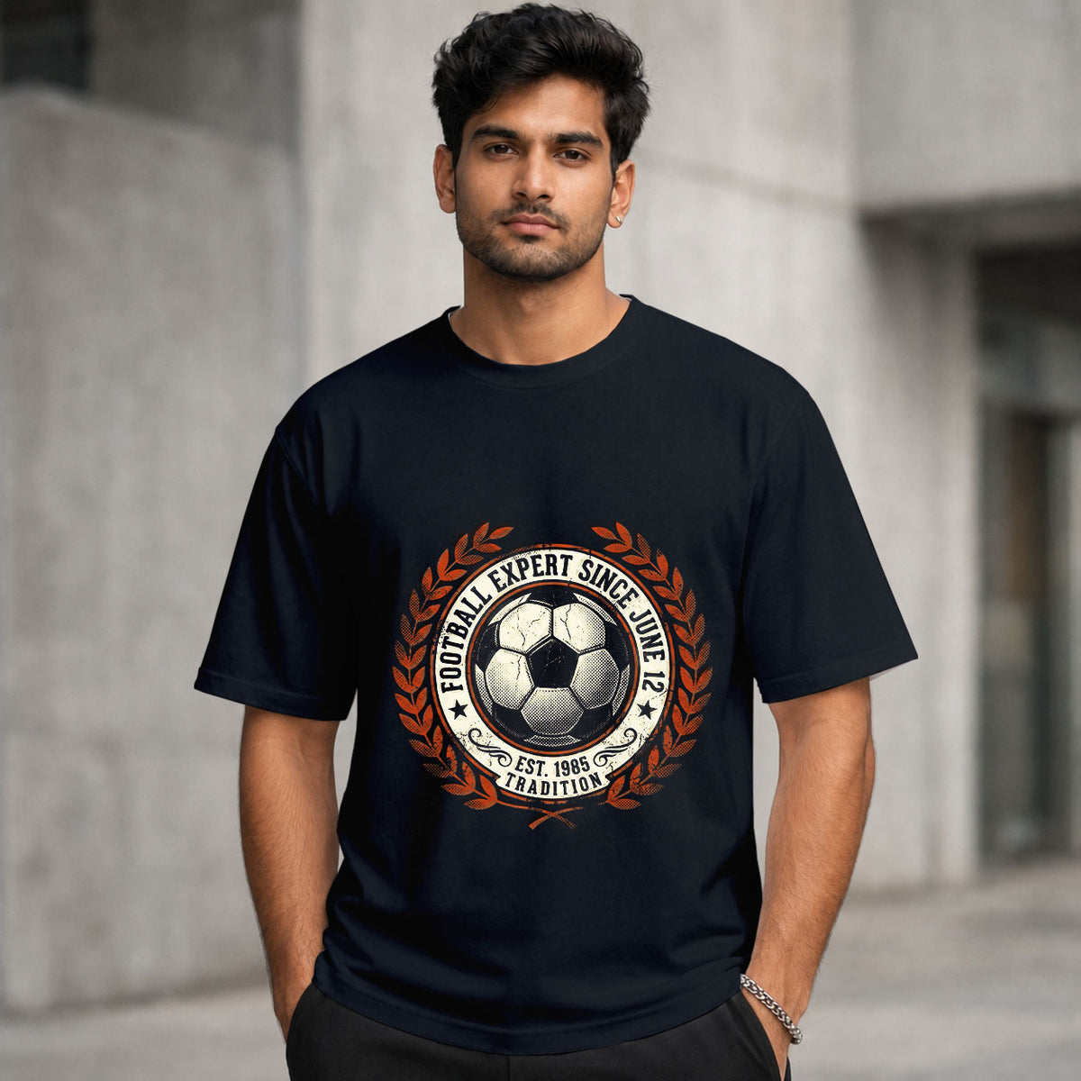 Certified Football Expert (Since Yesterday) | Regular Crew Neck Tee