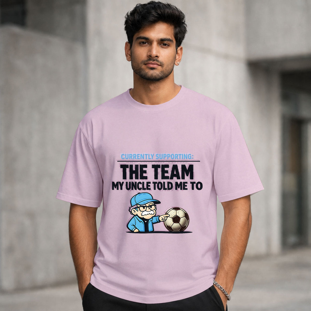 Currently Supporting: Whoever My Uncle Told Me To | Regular Crew Neck Tees