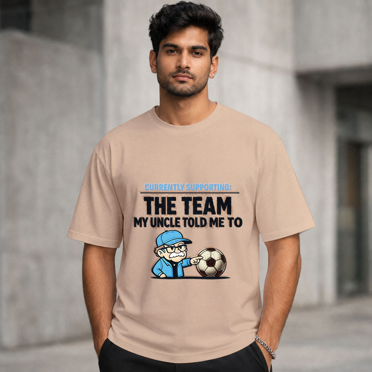 Currently Supporting: Whoever My Uncle Told Me To | Regular Crew Neck Tees
