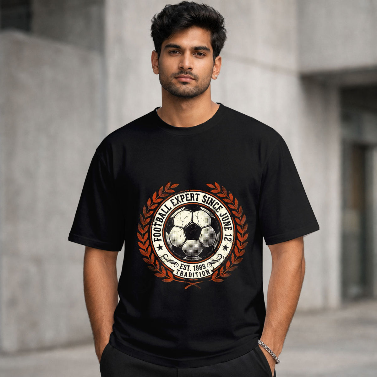 Certified Football Expert (Since Yesterday) | Regular Crew Neck Tee