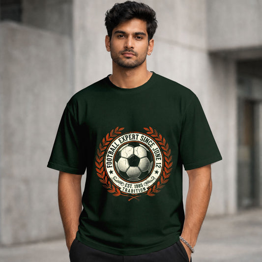 Certified Football Expert (Since Yesterday) | Regular Crew Neck Tee