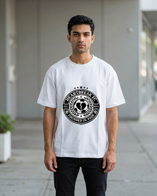 Heartbreak FC Crest | Oversized Graphic Tee