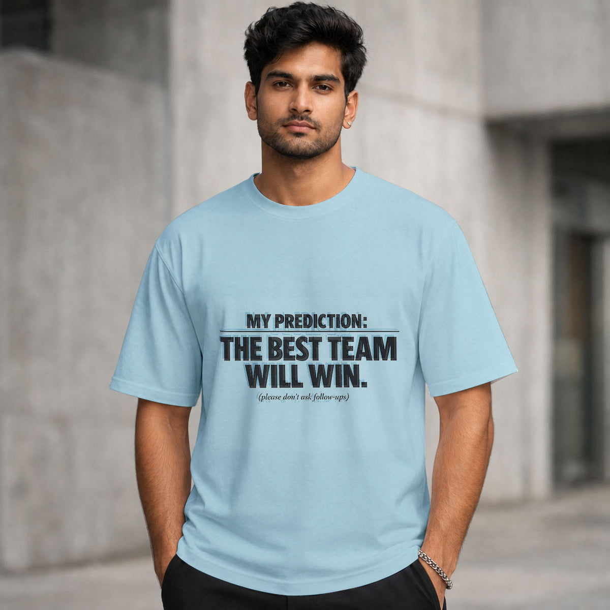 My Prediction: The Best Team Wins (No Follow-Up Questions) | Regular Crew Neck Tees