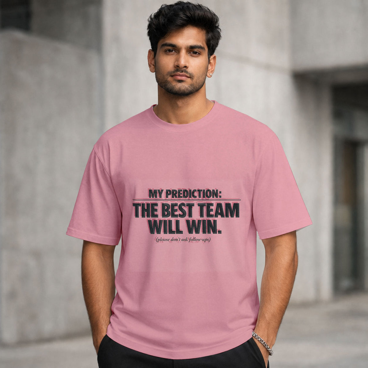 My Prediction: The Best Team Wins (No Follow-Up Questions) | Regular Crew Neck Tees