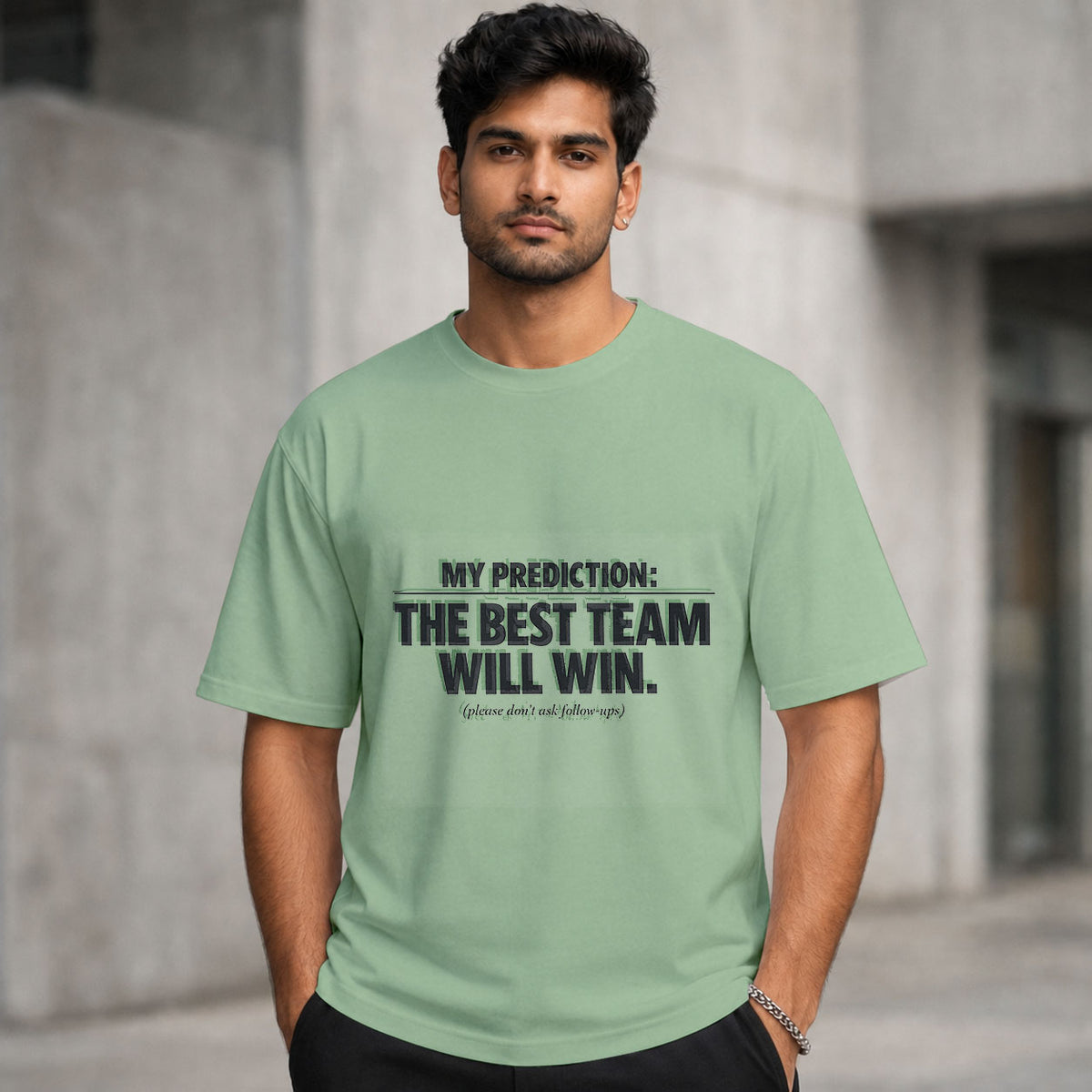 My Prediction: The Best Team Wins (No Follow-Up Questions) | Regular Crew Neck Tees