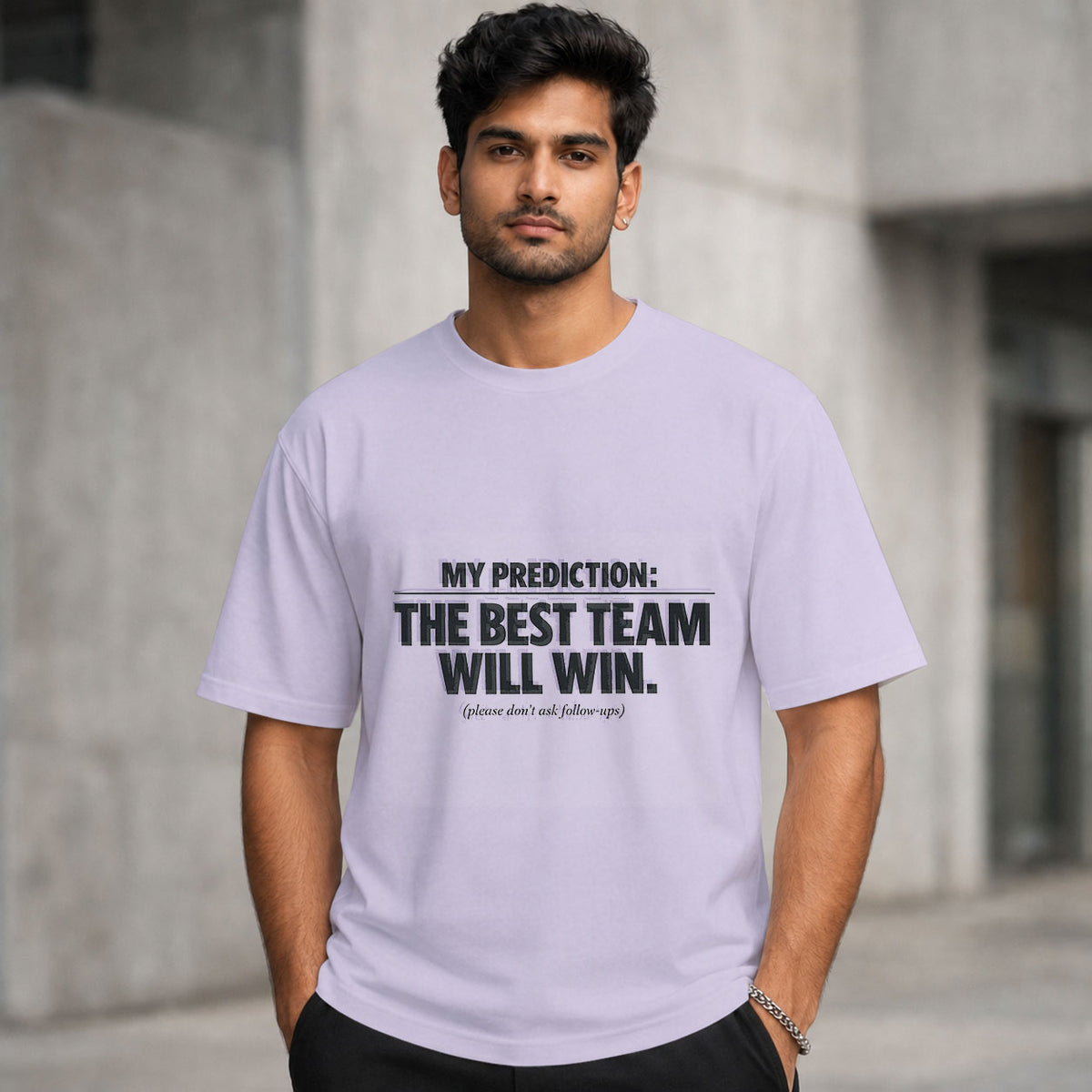 My Prediction: The Best Team Wins (No Follow-Up Questions) | Regular Crew Neck Tees