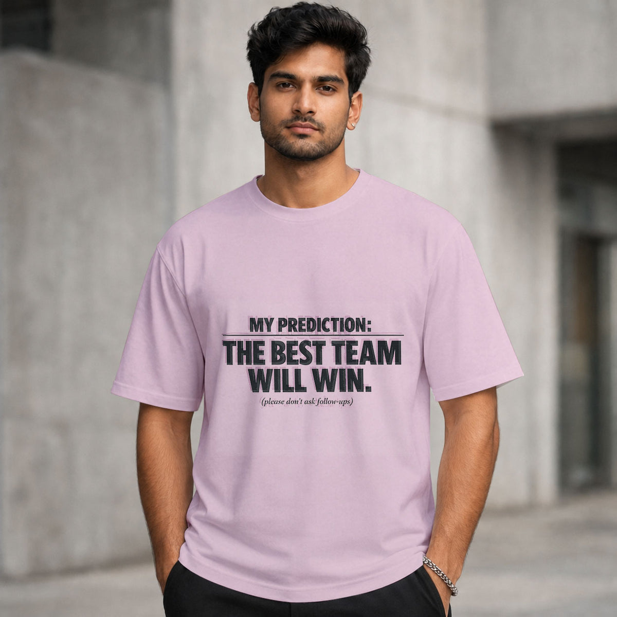 My Prediction: The Best Team Wins (No Follow-Up Questions) | Regular Crew Neck Tees
