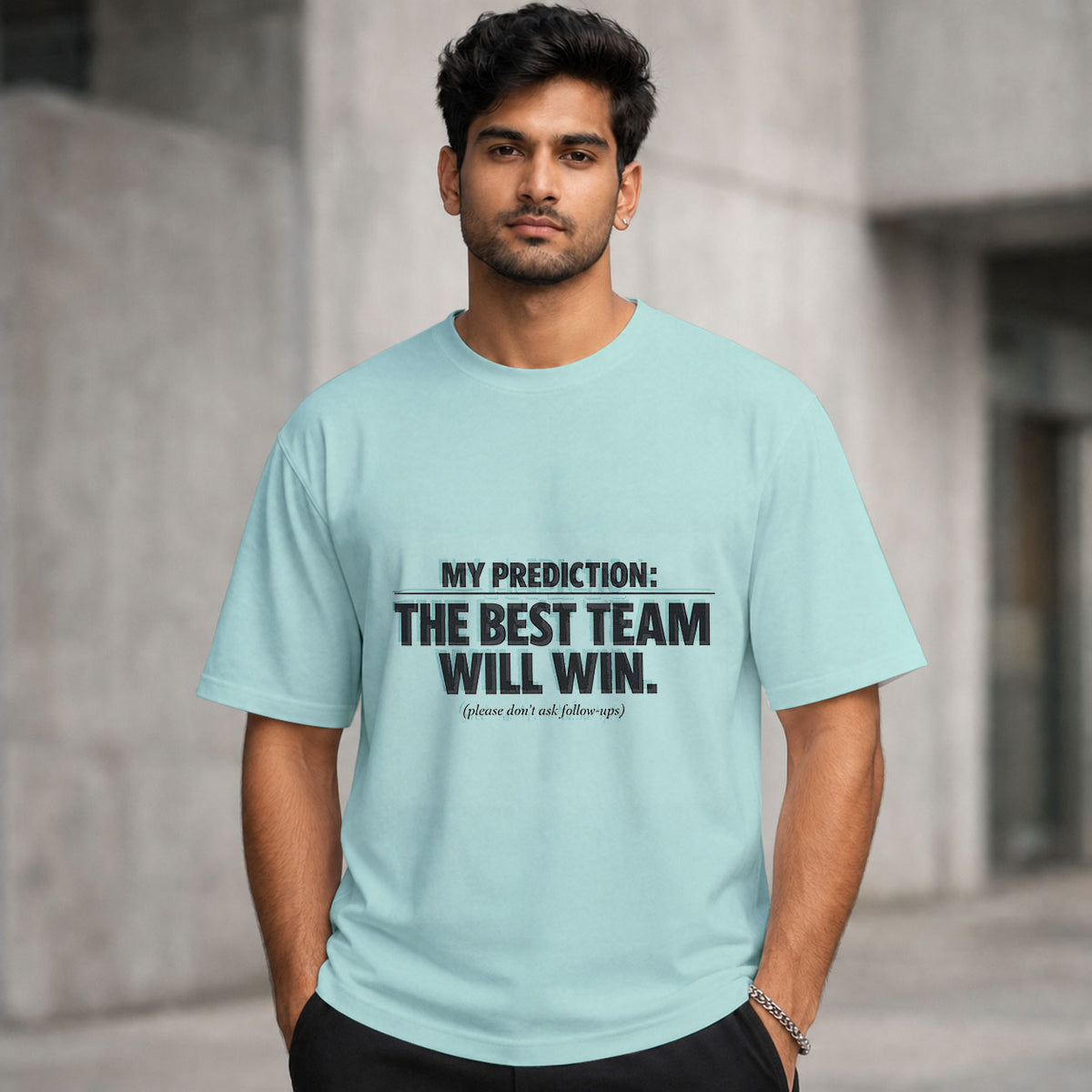 My Prediction: The Best Team Wins (No Follow-Up Questions) | Regular Crew Neck Tees