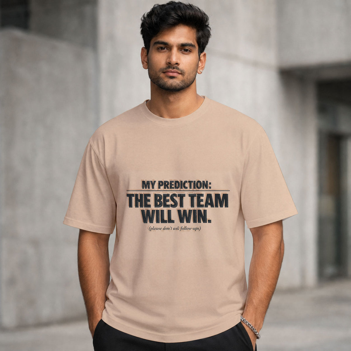 My Prediction: The Best Team Wins (No Follow-Up Questions) | Regular Crew Neck Tees