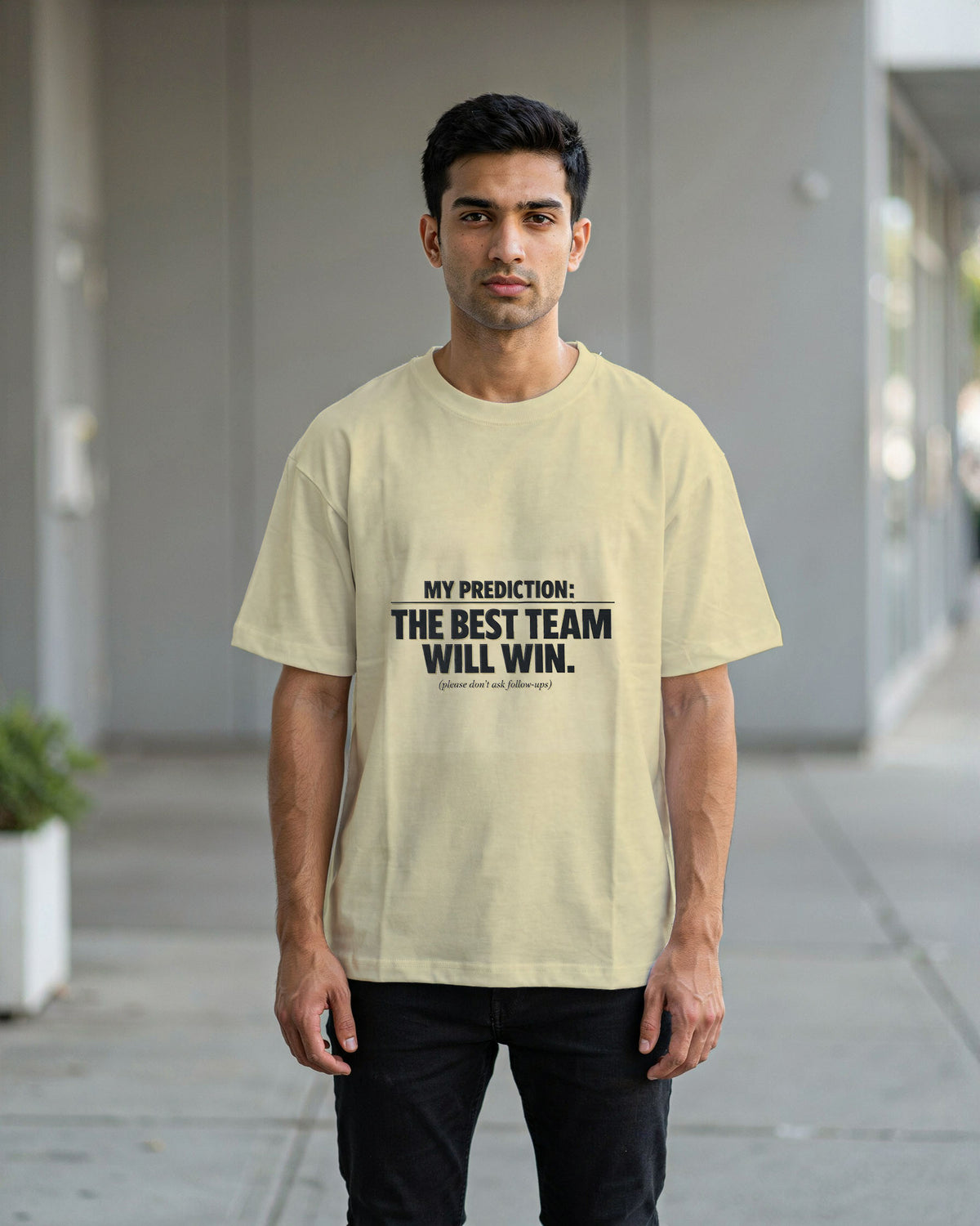 My Prediction: The Best Team Wins (No Follow-Up Questions) | Oversized World Cup Tee