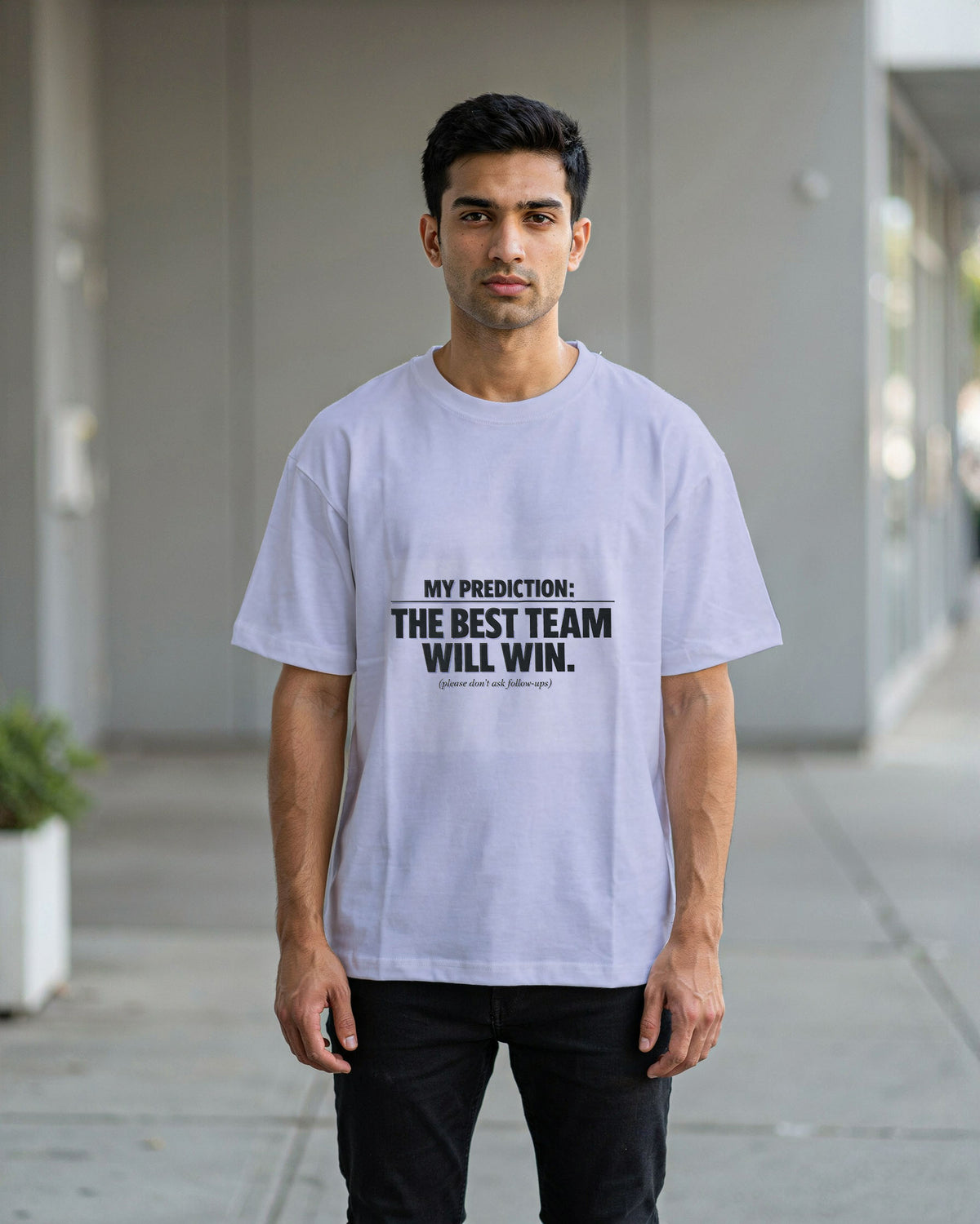 My Prediction: The Best Team Wins (No Follow-Up Questions) | Oversized World Cup Tee