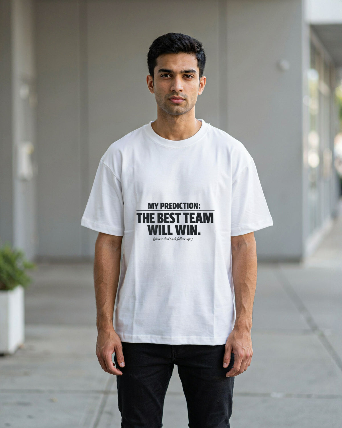 My Prediction: The Best Team Wins (No Follow-Up Questions) | Oversized World Cup Tee