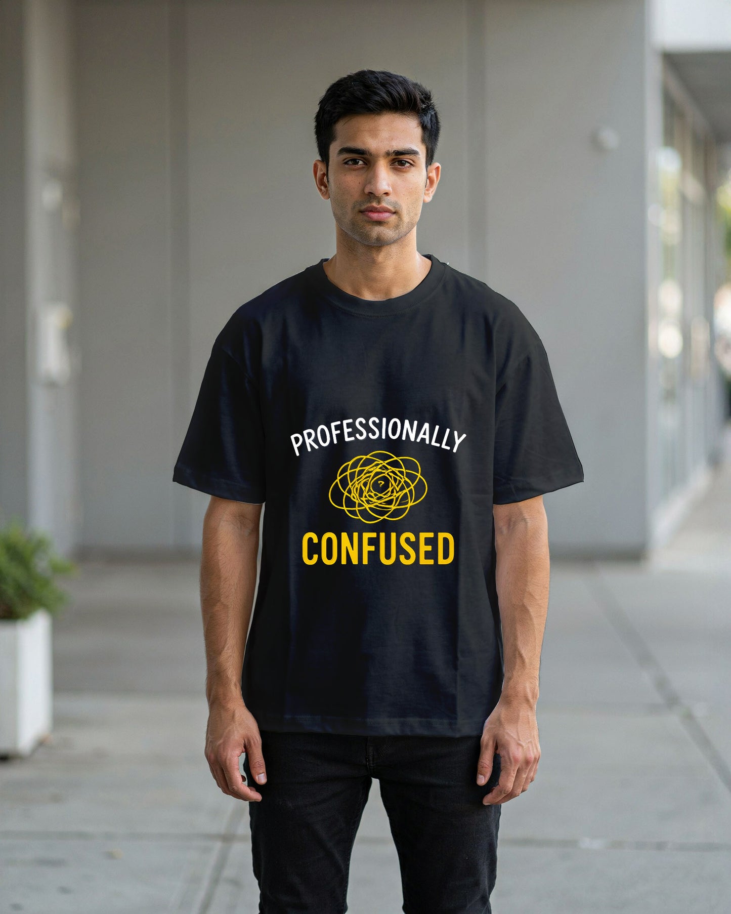 Professionally Confused | Oversized Tees