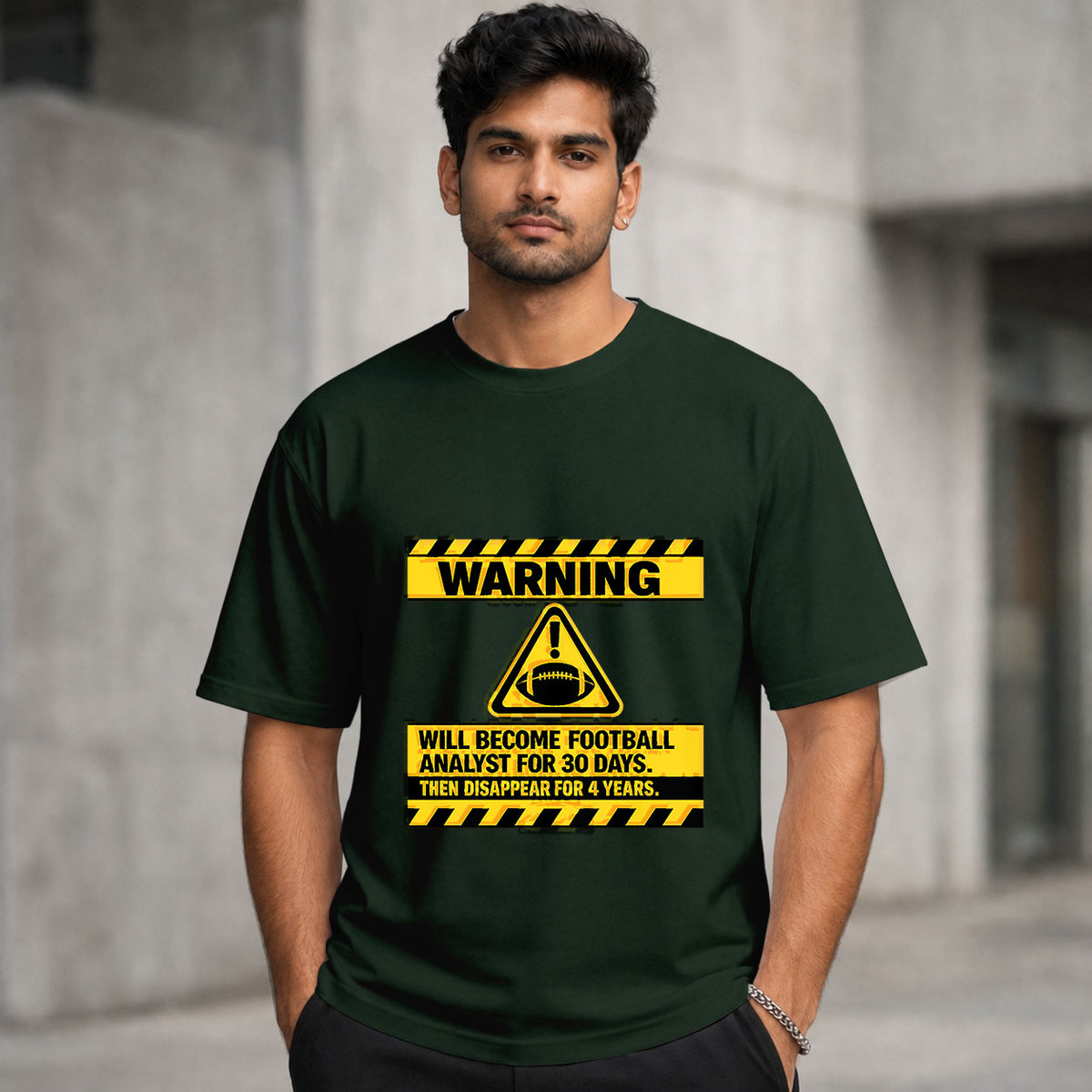 WARNING: Football Analyst For The Next 30 Days | Regular Crew Neck Tees
