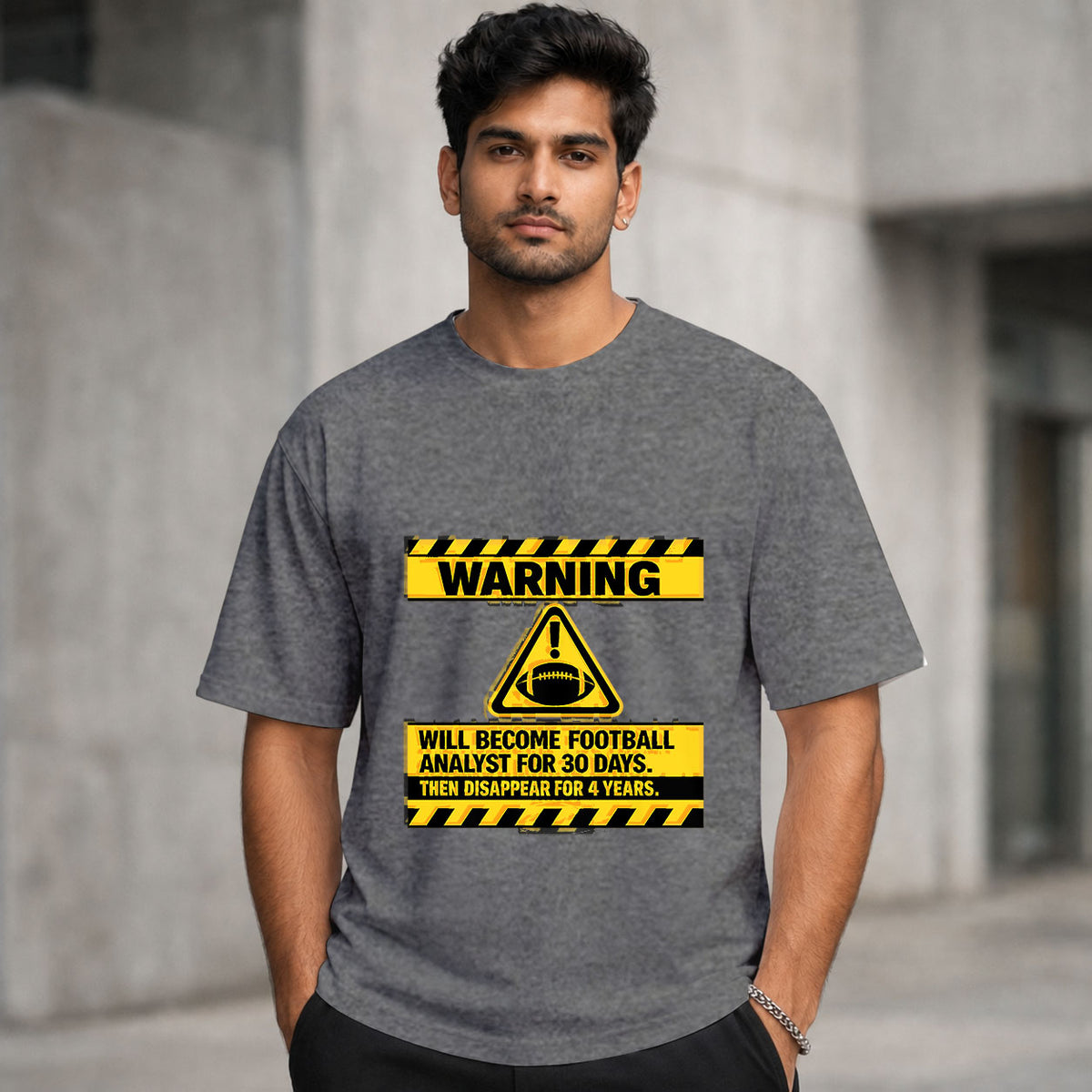 WARNING: Football Analyst For The Next 30 Days | Regular Crew Neck Tees