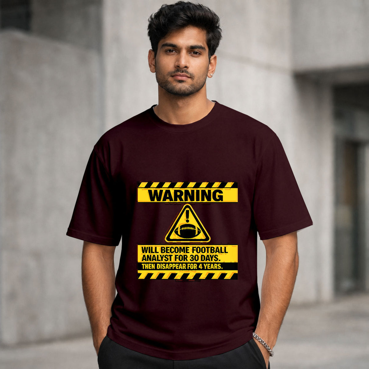 WARNING: Football Analyst For The Next 30 Days | Regular Crew Neck Tees