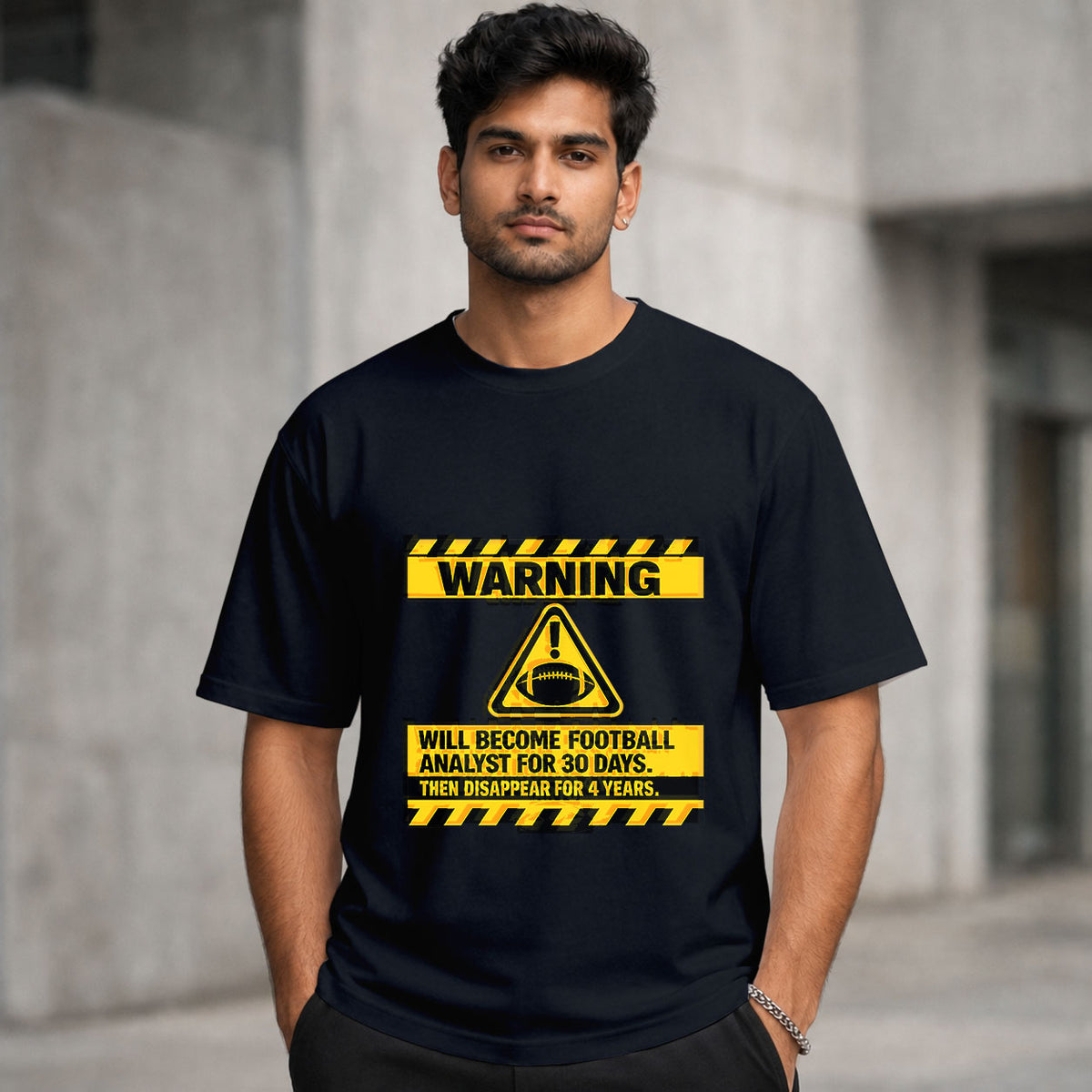 WARNING: Football Analyst For The Next 30 Days | Regular Crew Neck Tees