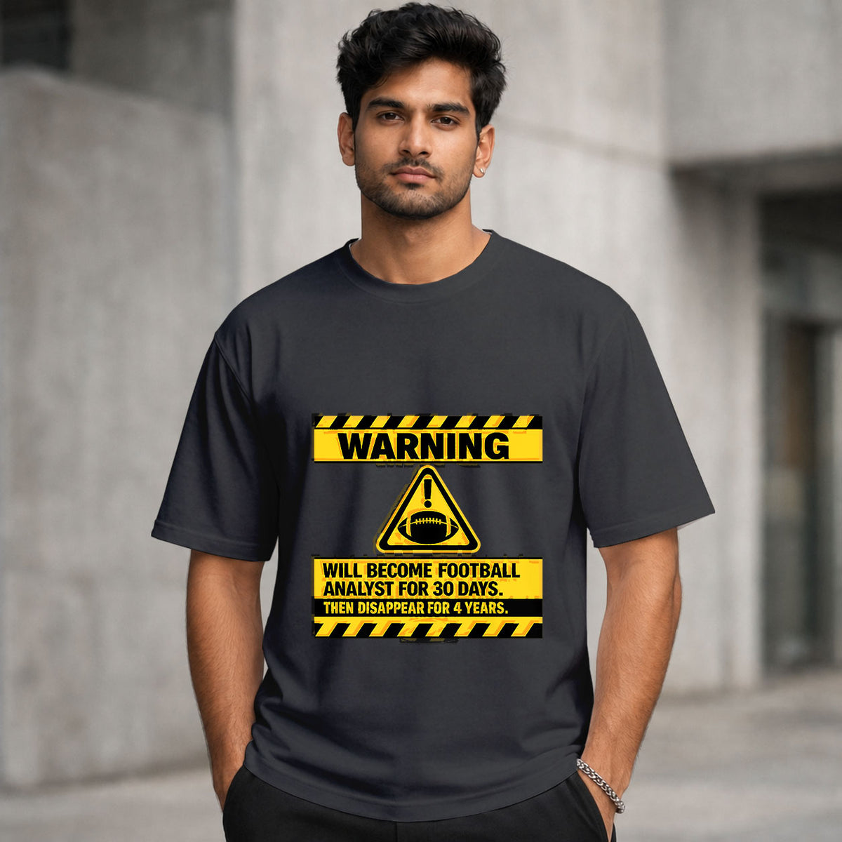 WARNING: Football Analyst For The Next 30 Days | Regular Crew Neck Tees